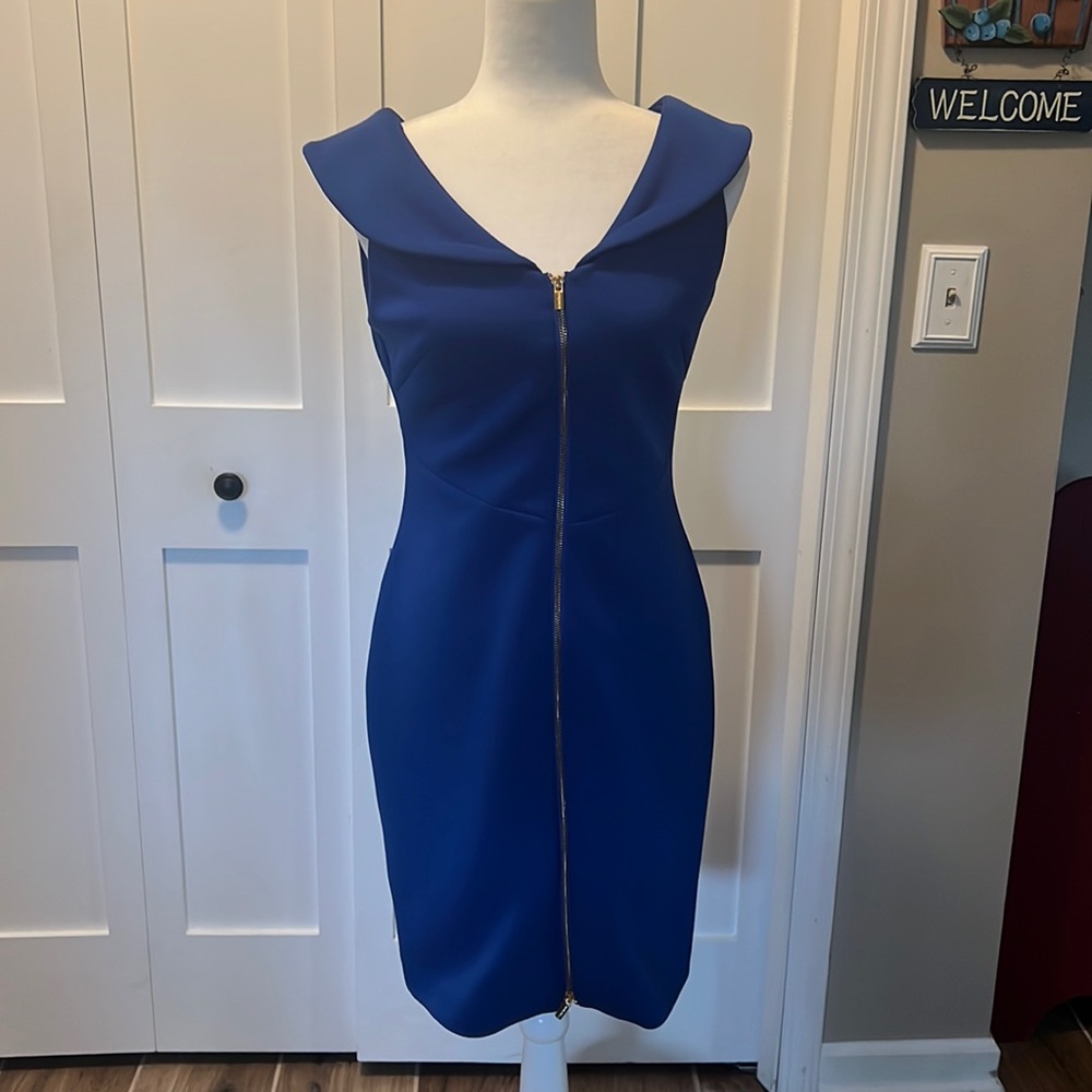 Calvin Klein Royal blue sheath dress